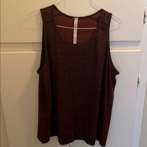 Lululemon XL maroon tank top